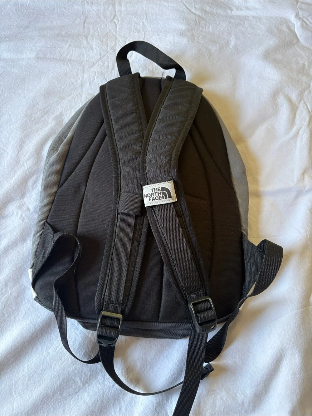 The North Face Gray & White Pandora Backpack